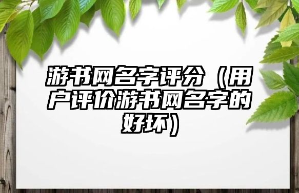 游书网名字评分（用户评价游书网名字的好坏）